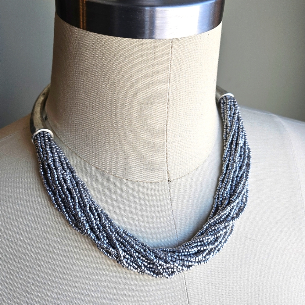 Lucky Brand Liquid Silver Tone Necklace